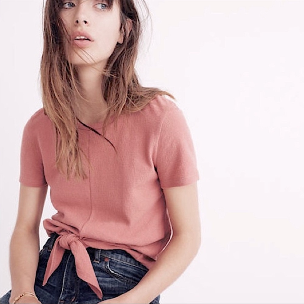 Madewell Texture and Tread Tie Top